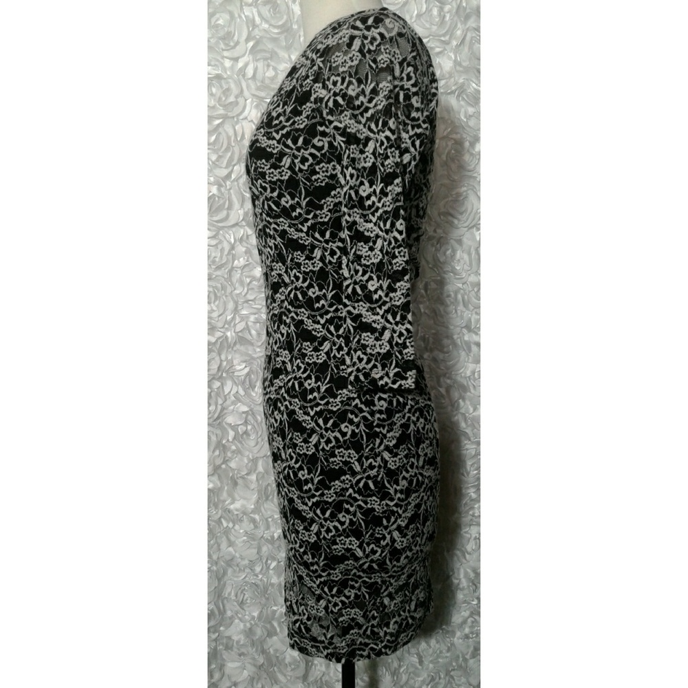 FOREVER 21 Black and white Laced Dress size S - Picture 3 of 8